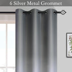 SimpleHome Ombre Room Darkening Curtains 63 inch Long - Image 2