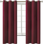 BGment Christmas Red Blackout Curtains by BGment