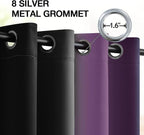 SimpleHome Ombre Room Darkening Curtains 84 inches Length - Image 3