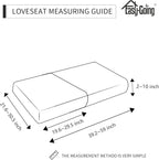 Easy-Going Stretch Individual Loveseat Couch Cushion Cover Sofa Cushion - Image 3