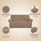 Easy-Going Stretch 4 Seater Sofa Slipcover 1-Piece Sofa Cover Furniture - Image 4