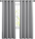 NICETOWN Blackout Silver Grey Living Room Curtains by NICETOWN