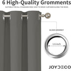 Joydeco Blackout Curtains 84 Inch Length 2 Panels Set, Thermal Insulated Long - Image 4