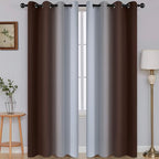 SimpleHome Ombre Room Darkening Curtains by SimpleHome
