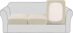 H.VERSAILTEX High Stretch Individual Seat Cushion Covers Sofa Slipcovers Couch by HVERSAILTEX