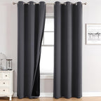 ChrisDowa 100% Blackout Curtains 78 inch Long by ChrisDowa