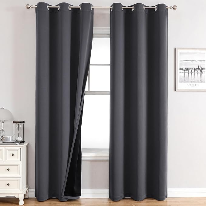 ChrisDowa 100% Blackout Curtains 78 inch Long by ChrisDowa