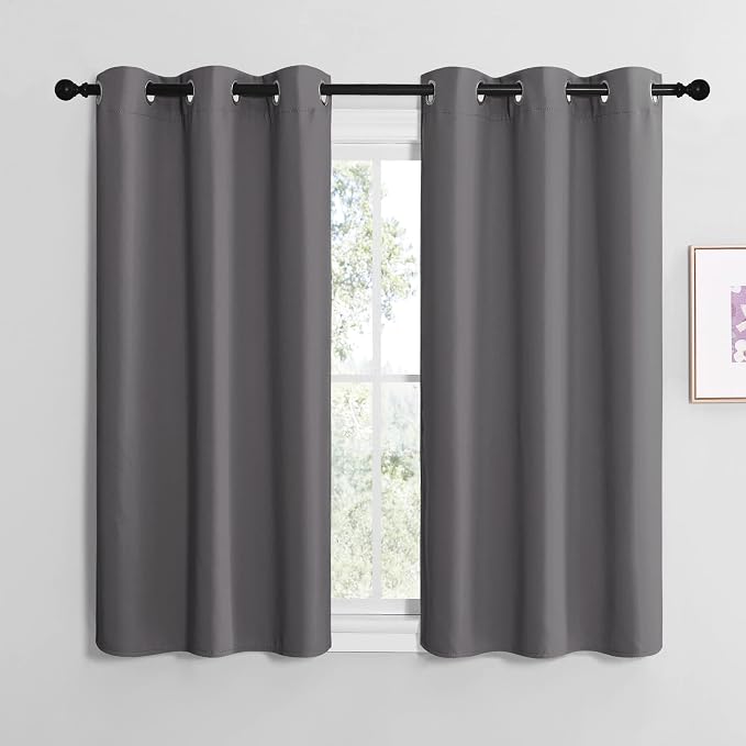 NICETOWN Bedroom Curtains Blackout Drapery Panels, Three Pass Microfiber by NICETOWN