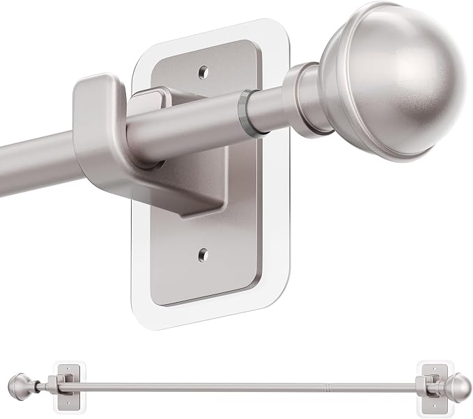 ENJOYBASICS No Drill Curtain Rods by ENJOYBASICS