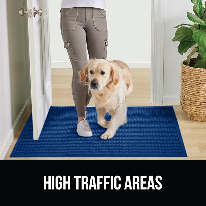 GORILLA GRIP® Ultra Absorbent Front Door Mat Outside Entrance, Traps Dirt and - Image 7
