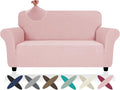 ZNSAYOTX Super Stretch Loveseat Covers, New Striped Love Seat Slipcover by ZNSAYOTX