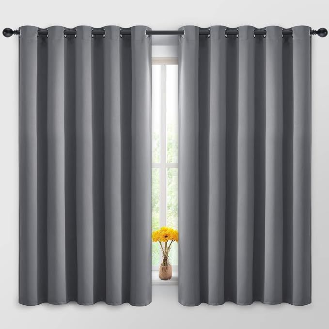 Yakamok Blackout Curtains Room Darkening Thermal Insulated Window Panels by Yakamok