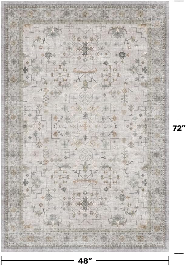 Hazo Haus Boho 4x6 Living Room Rug - Image 2