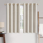 MIULEE Linen Curtains 100% Blackout by MIULEE