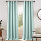 Yakamok Blackout Curtains Room Darkening Thermal Insulated Grommet top Window by Yakamok