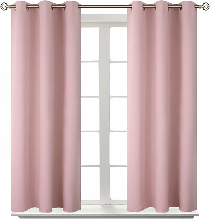 BGment Room Darkening Curtains 45 Inches Long by BGment