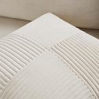 Fancy Homi 2 Packs Cream Big Decorative Throw Pillow Covers 24x24 Inch - Image 3