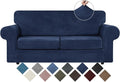 WEERRW Velvet Couch Covers for 2 Cushion Couch Sofa by WEERRW
