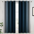 Yakamok 100% Blackout Curtains 63 Inch Length 2 Layers, Light Blocking Thermal - Image 2