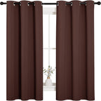 NICETOWN Nursery Essential Thermal Insulated Solid Grommet Top Blackout Curtains - Image 2