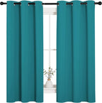 NICETOWN Room Darkening Curtains 63 inch Length 2 Panels, Thermal Insulated - Image 2