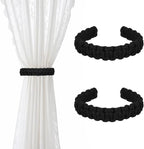 Ptwola 2 Pack Braided Curtain Tiebacks Boho Elegant Rustic Curtain Holdbacks by Unknown
