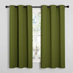NICETOWN Kitchen Curtain Panels Blackout Draperies, Thermal Insulated Solid by NICETOWN