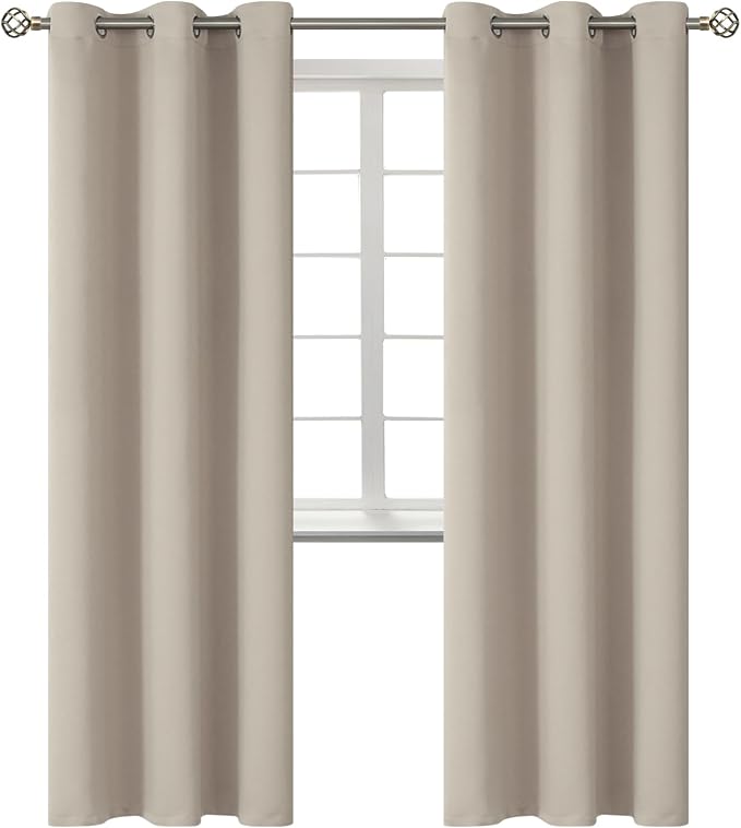 BGment Room Darkening Curtains 84 Inches Long by BGment