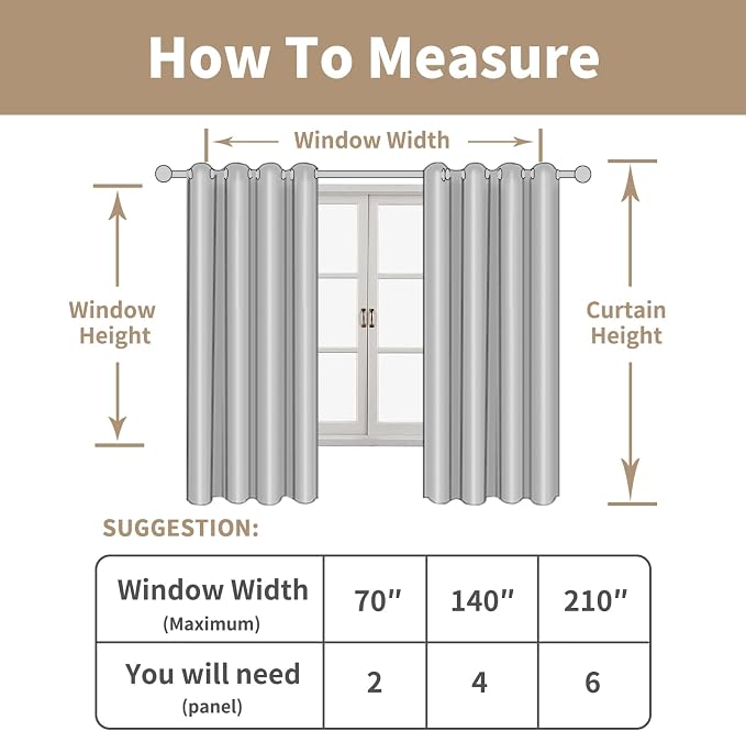 LAMIT Living Room Linen Curtains 95 Inch - Image 7