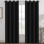 H.VERSAILTEX Blackout Curtains for Bedroom Black Out Curtains 102 inch Thermal by HVERSAILTEX