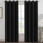 H.VERSAILTEX Blackout Curtains for Bedroom Black Out Curtains 120 inch Thermal by HVERSAILTEX