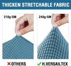 4 Piece Stretch Sofa Covers for 3 Cushion Couch Covers for Living Room - Image 3
