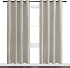 NICETOWN Natural Room Darkening Curtains 78" Long - Image 2