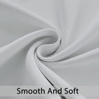 Yakamok Blackout Curtains Greyish White Room Darkening Thermal Insulated - Image 5