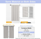 Simplebrand Ava Natural Short Blackout Curtains - Image 8