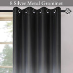 SimpleHome Ombre Room Darkening Curtains - Image 2