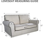 PureFit Reversible Quilted Sofa Cover, Water Resistant Slipcover Furniture - Image 6