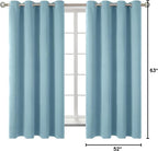 BGment Room Darkening Curtains 63 Inches Long - Image 8
