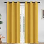 Yakamok Blackout Curtains Room Darkening Thermal Insulated Window Panels by Yakamok