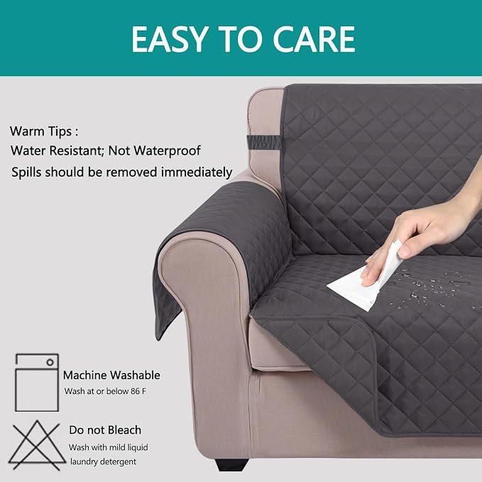 U-NICE HOME Futon Sofa Covers Reversible Sofa Slipcover Armless Cover Furniture - Image 4