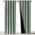 NICETOWN 100% Blackout Window Curtain Panels, Cold and Full Light Blocking - Image 2