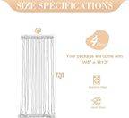 20ft x 12ft Pink Tulle Backdrop Curtain - Image 7