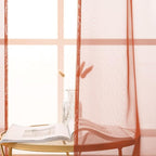 MIULEE Short Sheer Curtains 36 Inch Length - Image 4