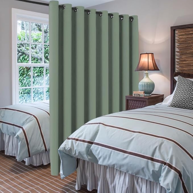 H.VERSAILTEX Blackout Patio Curtains 100 x 108 Inches - Image 2