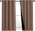 NICETOWN Bedroom Full Blackout Curtain Panels, Super Thick Insulated Window by NICETOWN