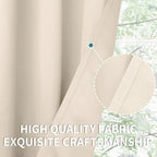 BGment Champagne Curtains 63 Inch Long - Image 7
