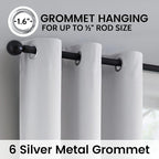 SimpleHome 100% Blackout Curtains - Image 5