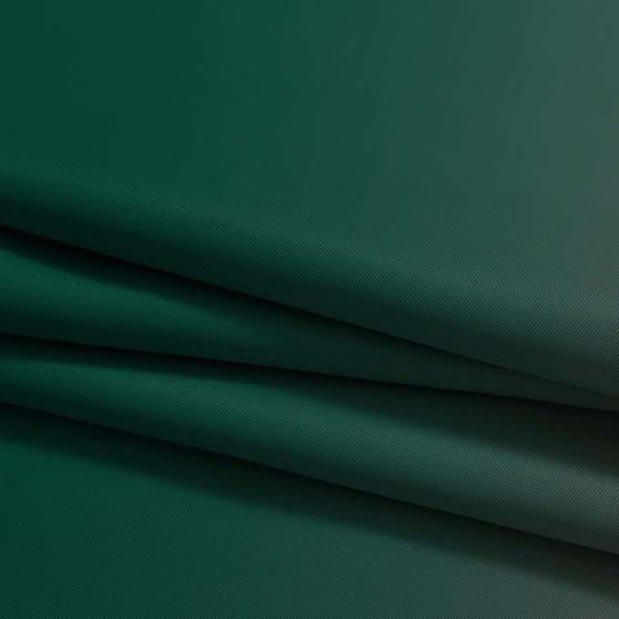 Yakamok Dark Green Ombre Curtains 63 Inches Long, Light Blocking Gradient Color - Image 6