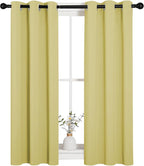 NICETOWN Window Curtain Panels, Thermal Insulated Solid Grommet Blackout - Image 2
