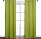 NICETOWN Window Treatment Thermal Insulated Solid Grommet Blackout by NICETOWN